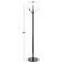 Black Aluminum Contemporary Coat Rack, 68" x 15" x 15"